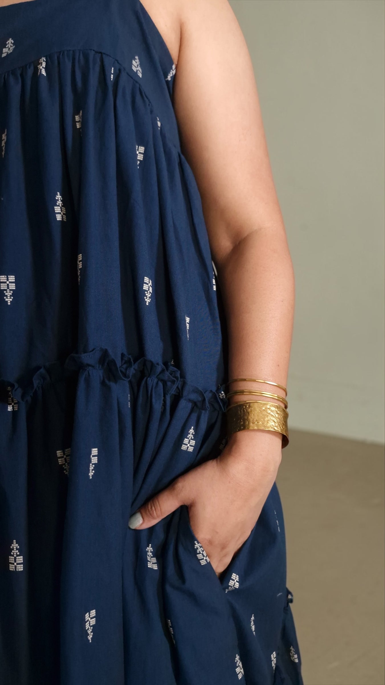 Azure Tiered Dress
