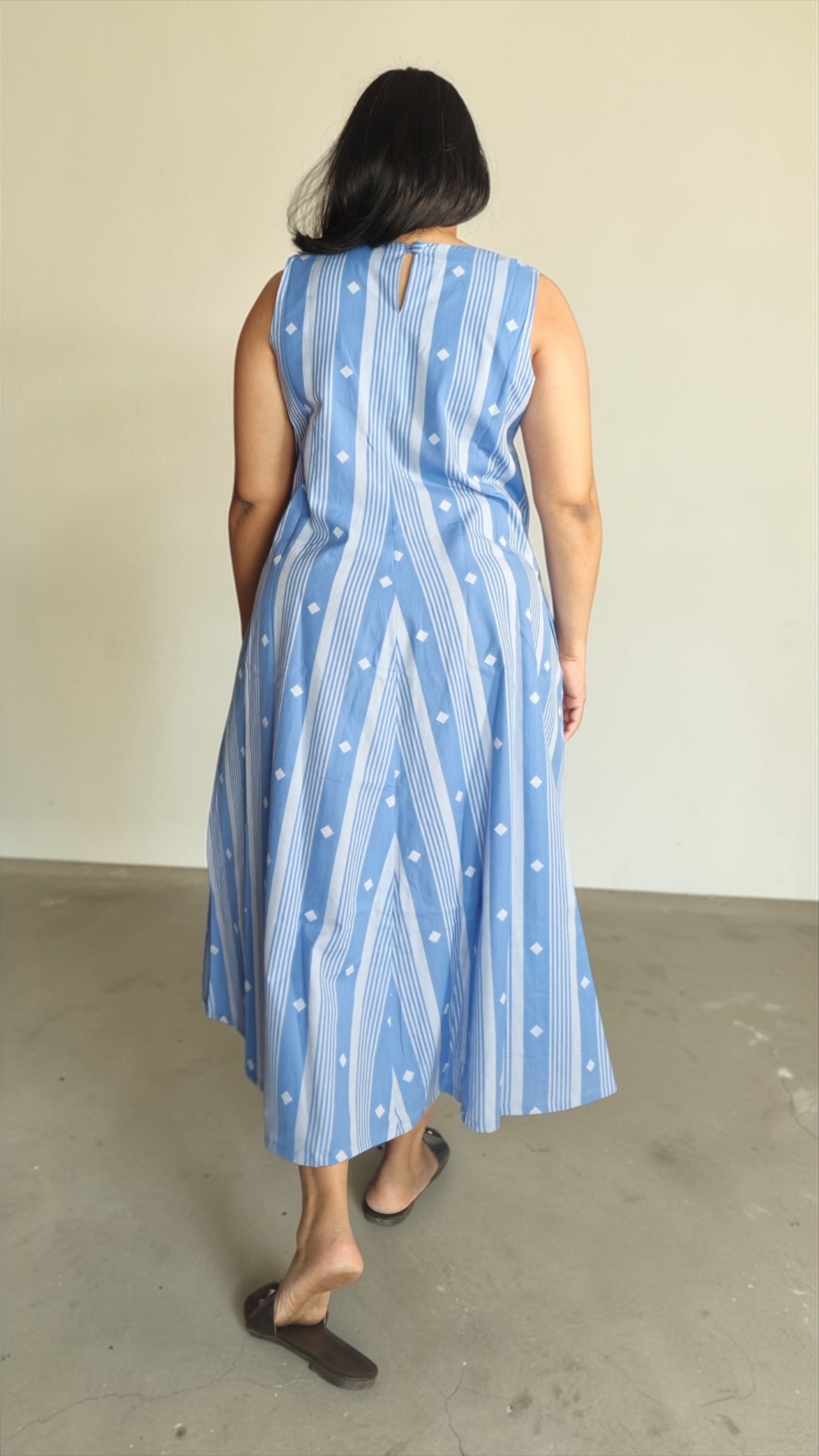 Azure A-line dress