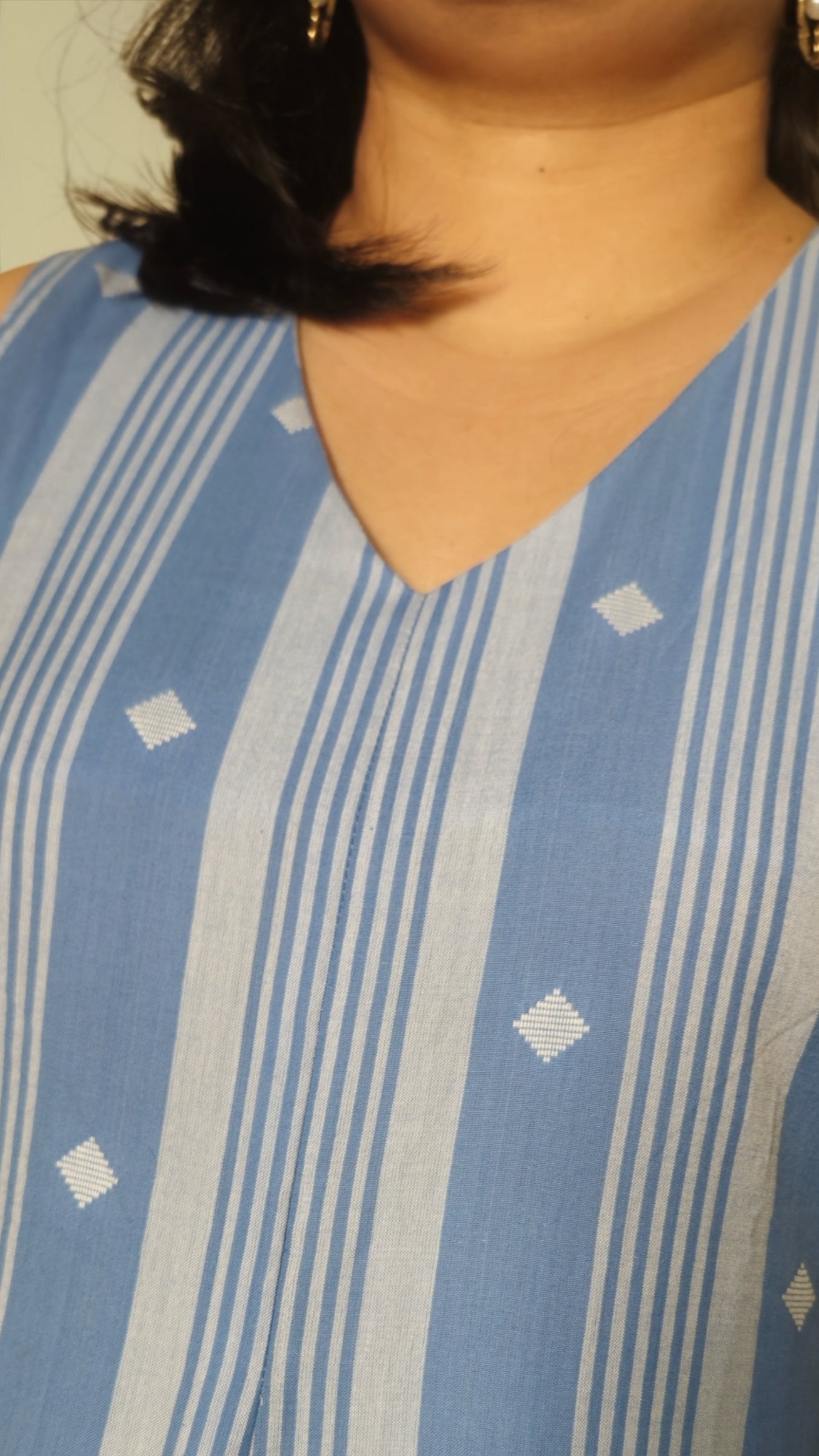 Azure A-line dress