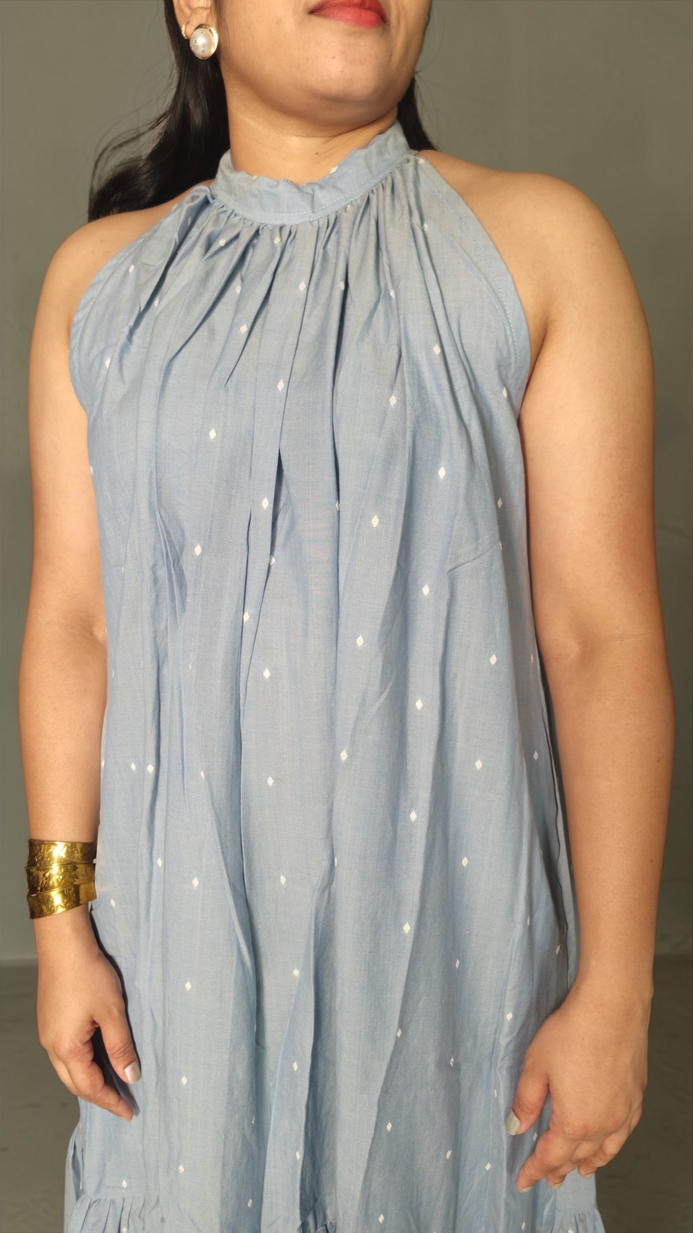 Azure Halter neck dress