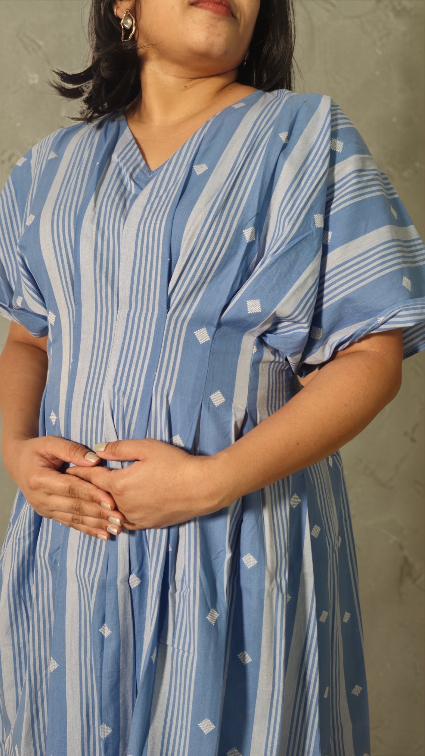 Azure Kimono Dress