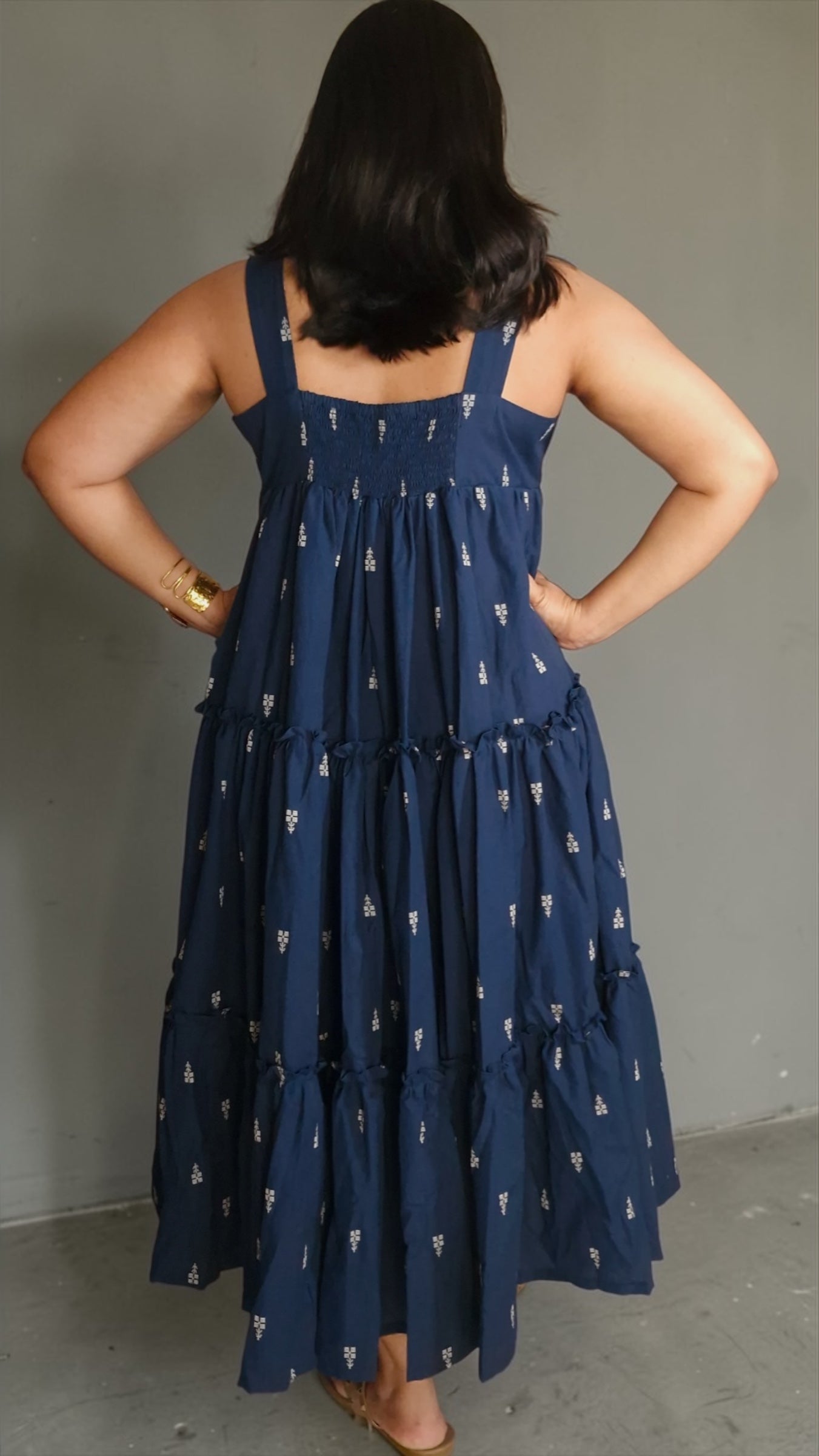 Azure Tiered Dress