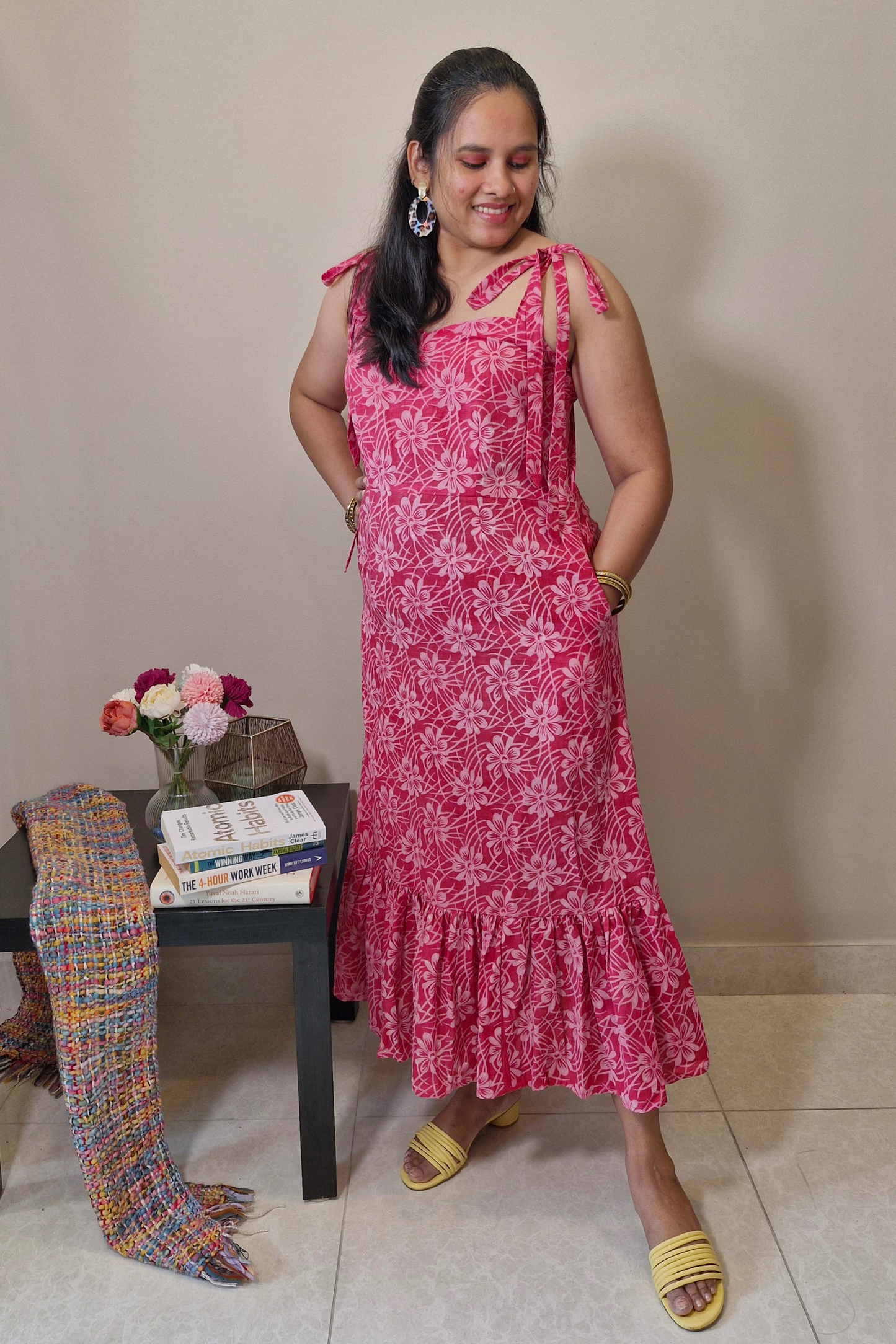 Tie-strap dress