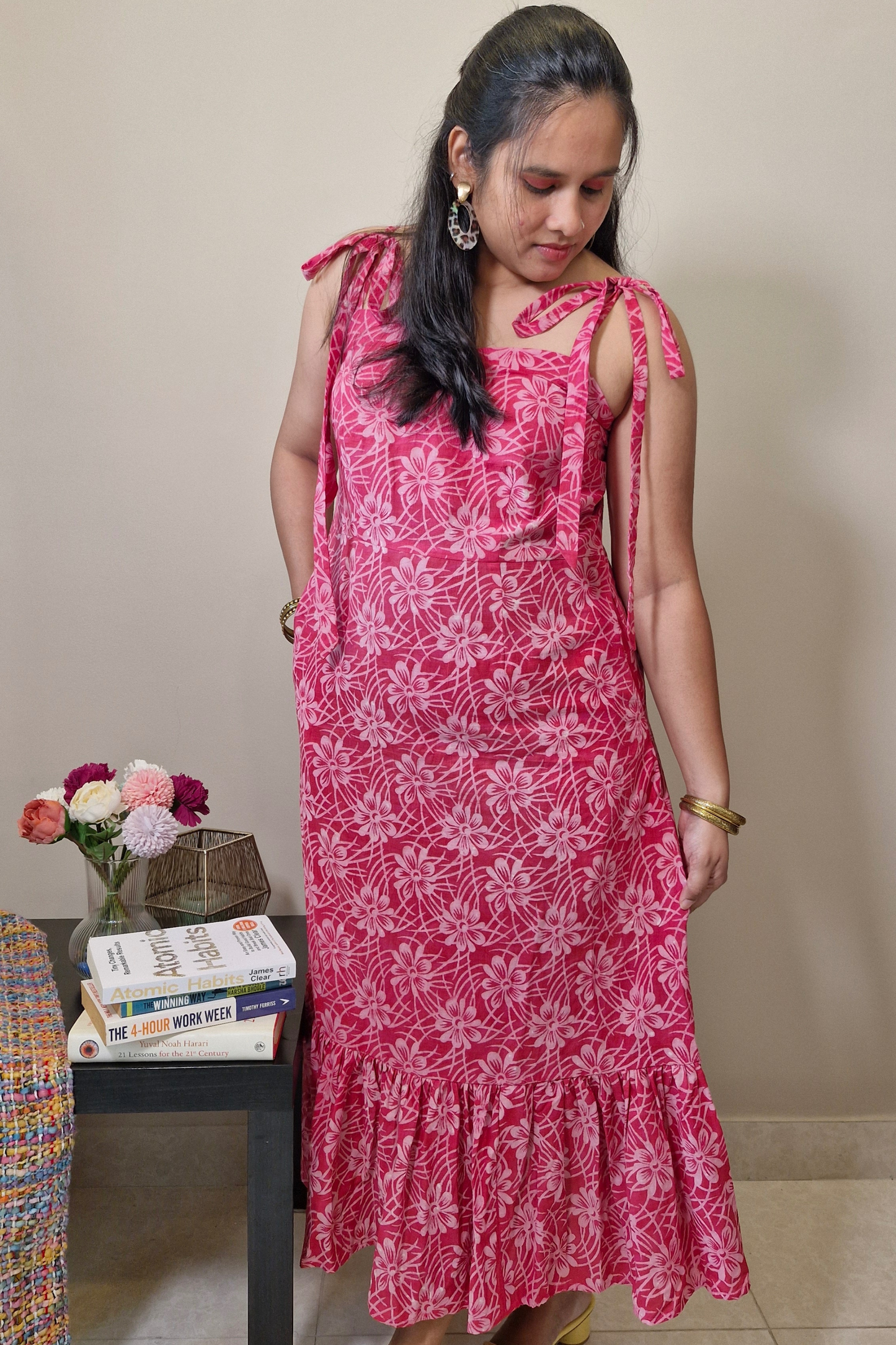 Tie-strap dress