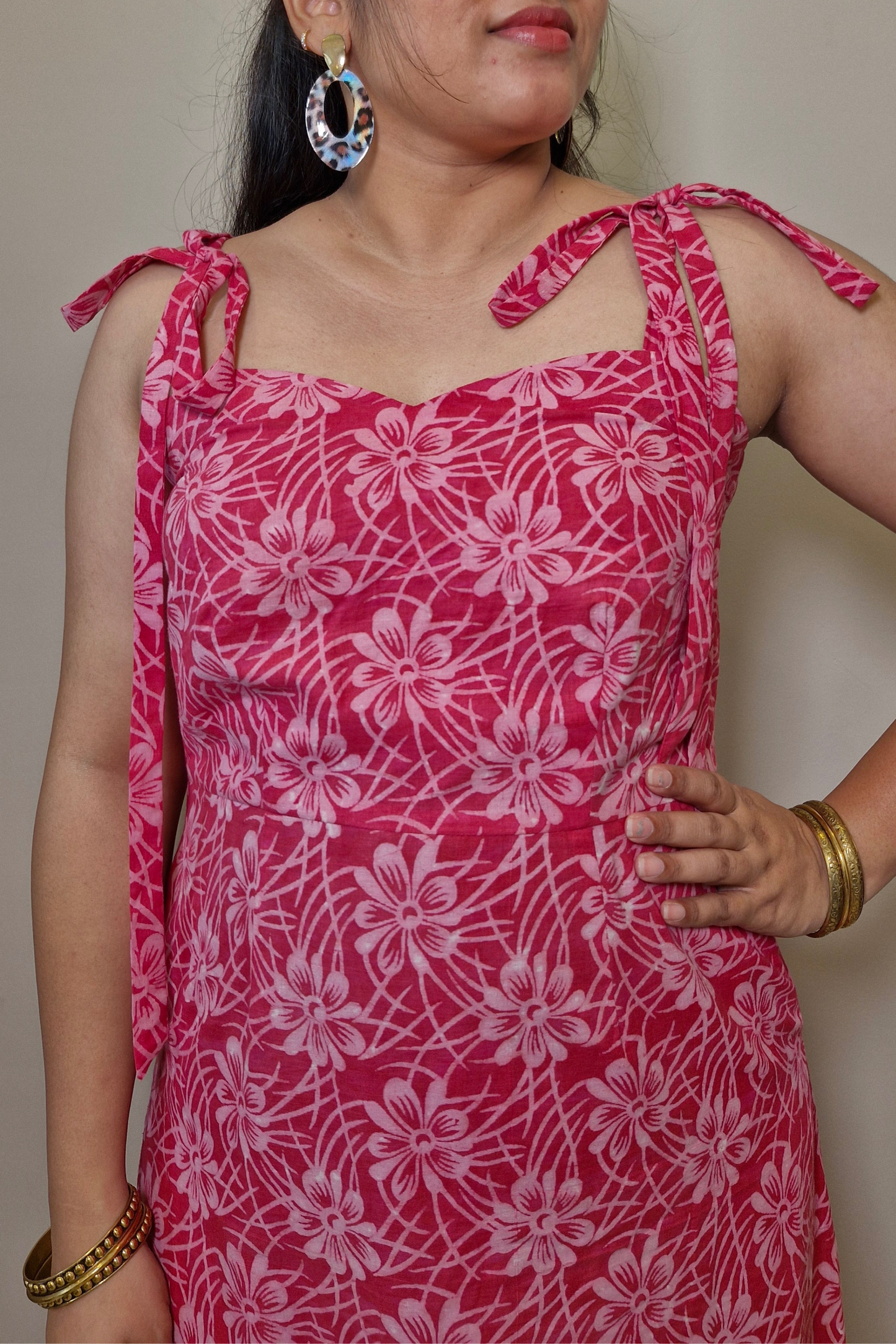 Tie-strap dress