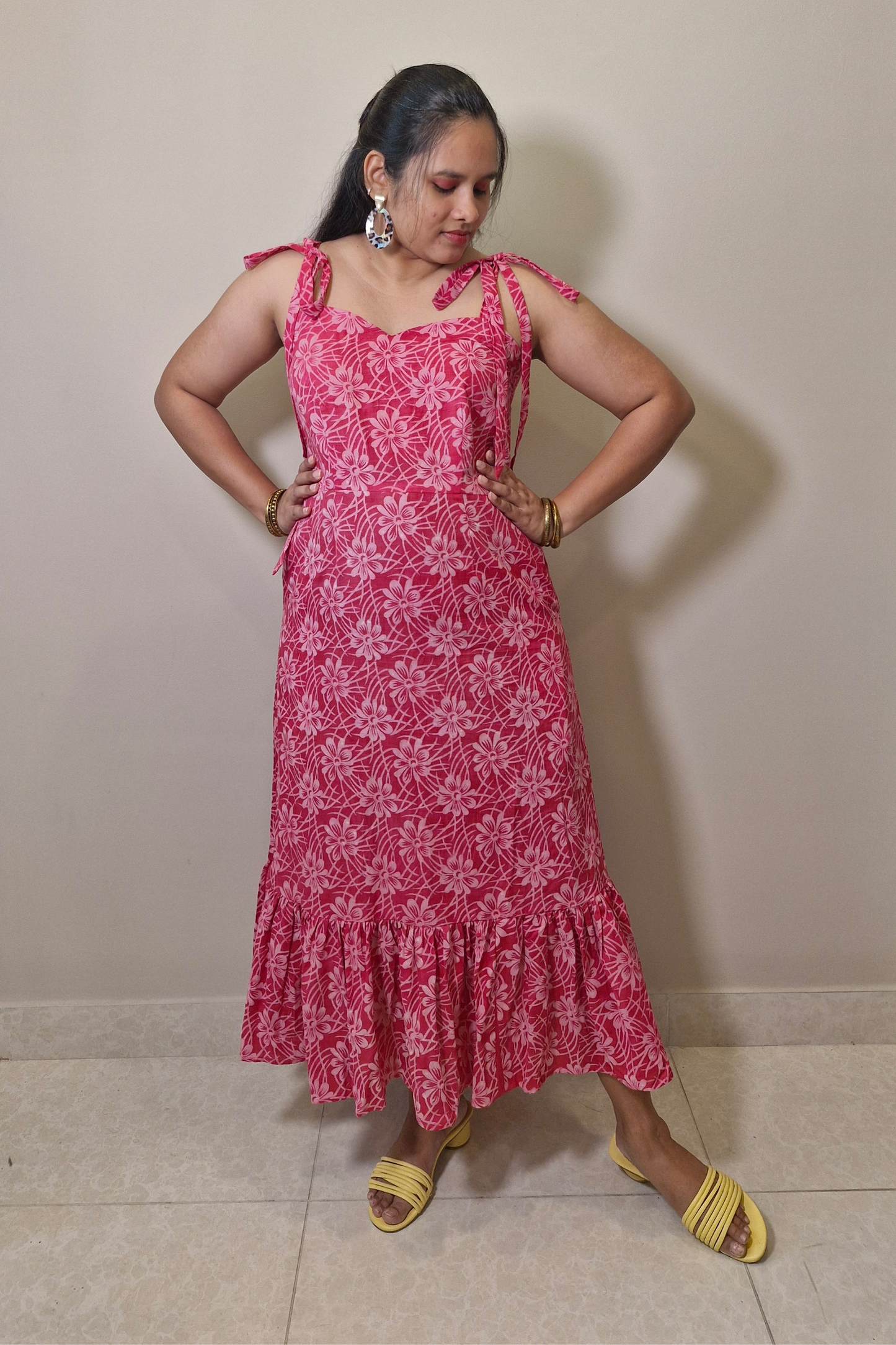 Tie-strap dress